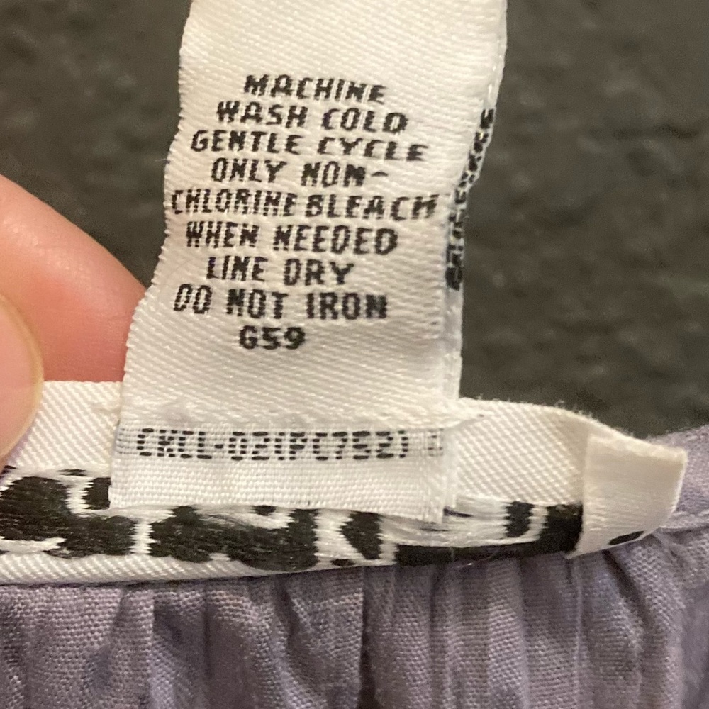 🍀4/$20🍀 CALVIN KLEIN Lavender too, flutter-sleeve, elastic hem - Picture 7 of 7